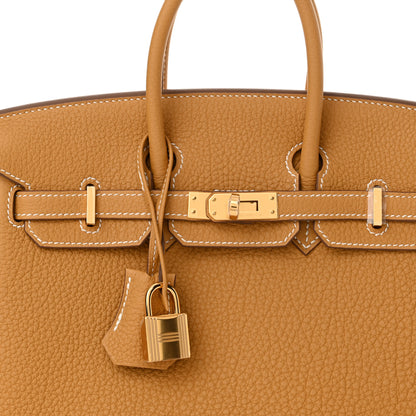 Hermes Togo Birkin 25 Natural Sable 8 of 11