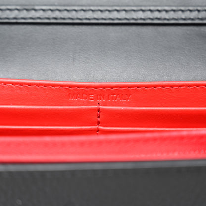 Christian Louboutin Calfskin Spikes Loubinthesky Paloma Clutch Black 7 of 11