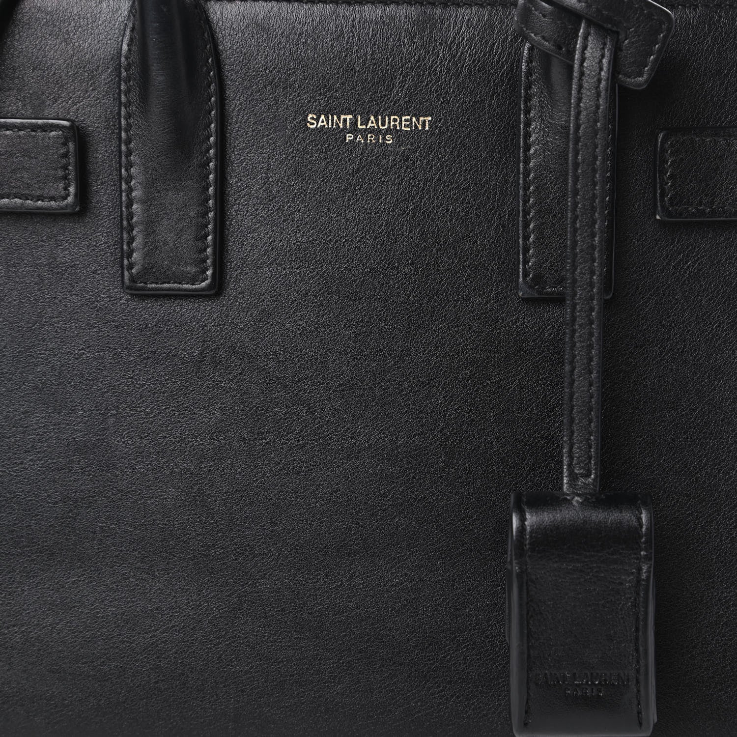 Saint Laurent Calfskin Nano Sac de Jour Black 9 of 9