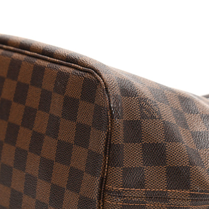 Louis Vuitton Damier Ebene Neo Neverfull MM Rose Ballerine 13 of 15