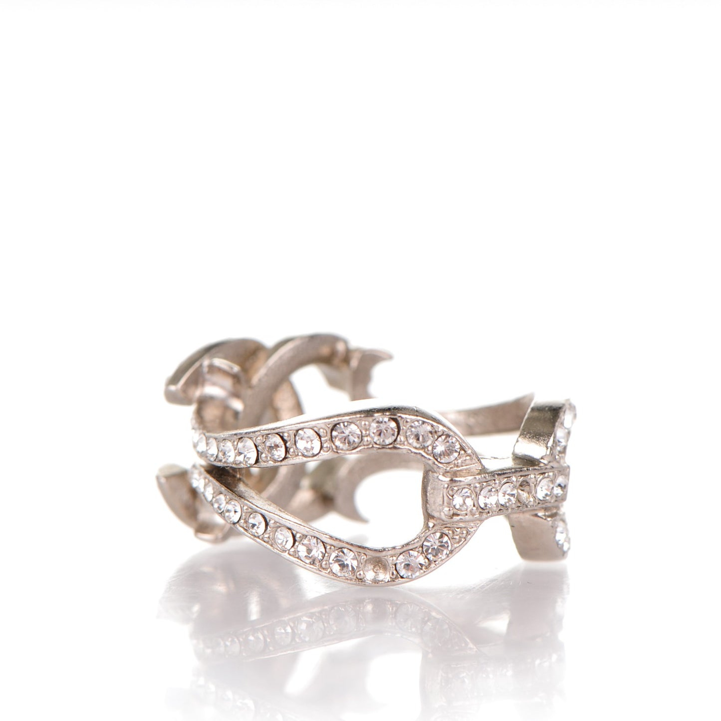 Crystal CC Ring 6 Silver
