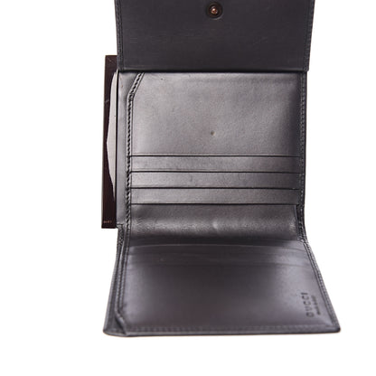 Gucci Calfskin Flap Wallet Grey 4 of 8