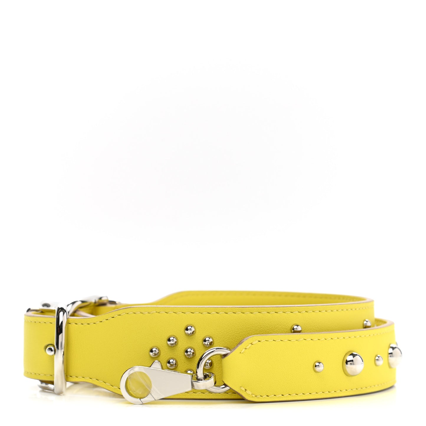 Swift Studded Carnaby Losange Shoulder Strap Lime