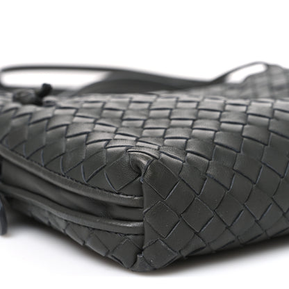 Bottega Veneta Nappa Intrecciato Nodini Crossbody Messenger New Light Grey 10 of 12