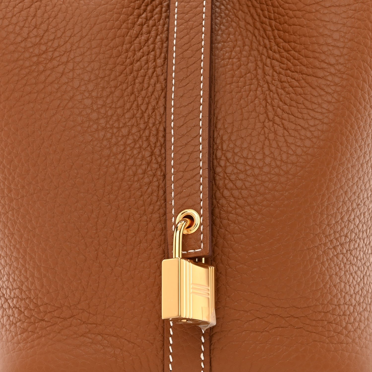 Hermes Taurillon Clemence Picotin Lock 18 PM Gold 8 of 11