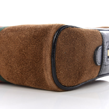 Gucci Suede Small Ophidia Belt Bag 95 38 Brown 6 of 8