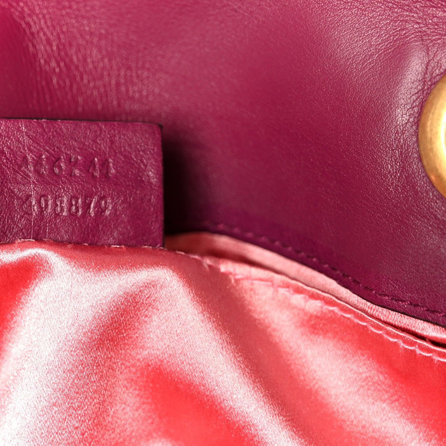 Velvet Matelasse Embroidered Mini GG Marmont Shoulder Bag Bordeaux