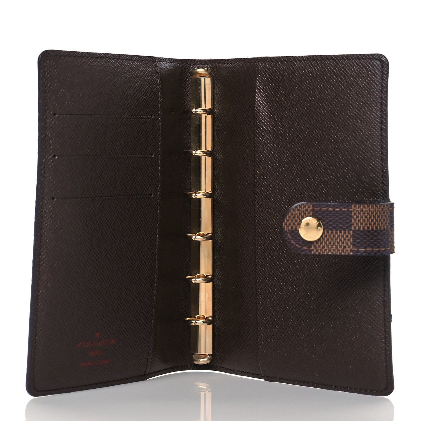 Damier Ebene Small Ring Agenda Cover