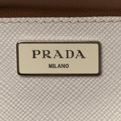 Prada Saffiano Cuir Twin Tote Talco 6 of 10
