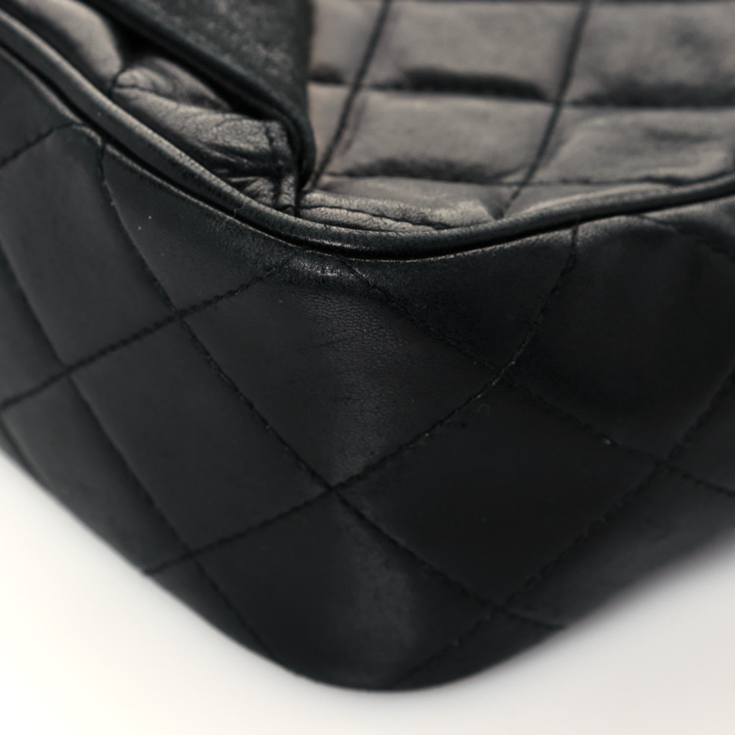 Chanel Lambskin Quilted Tassel Camera Case Black 10 of 18