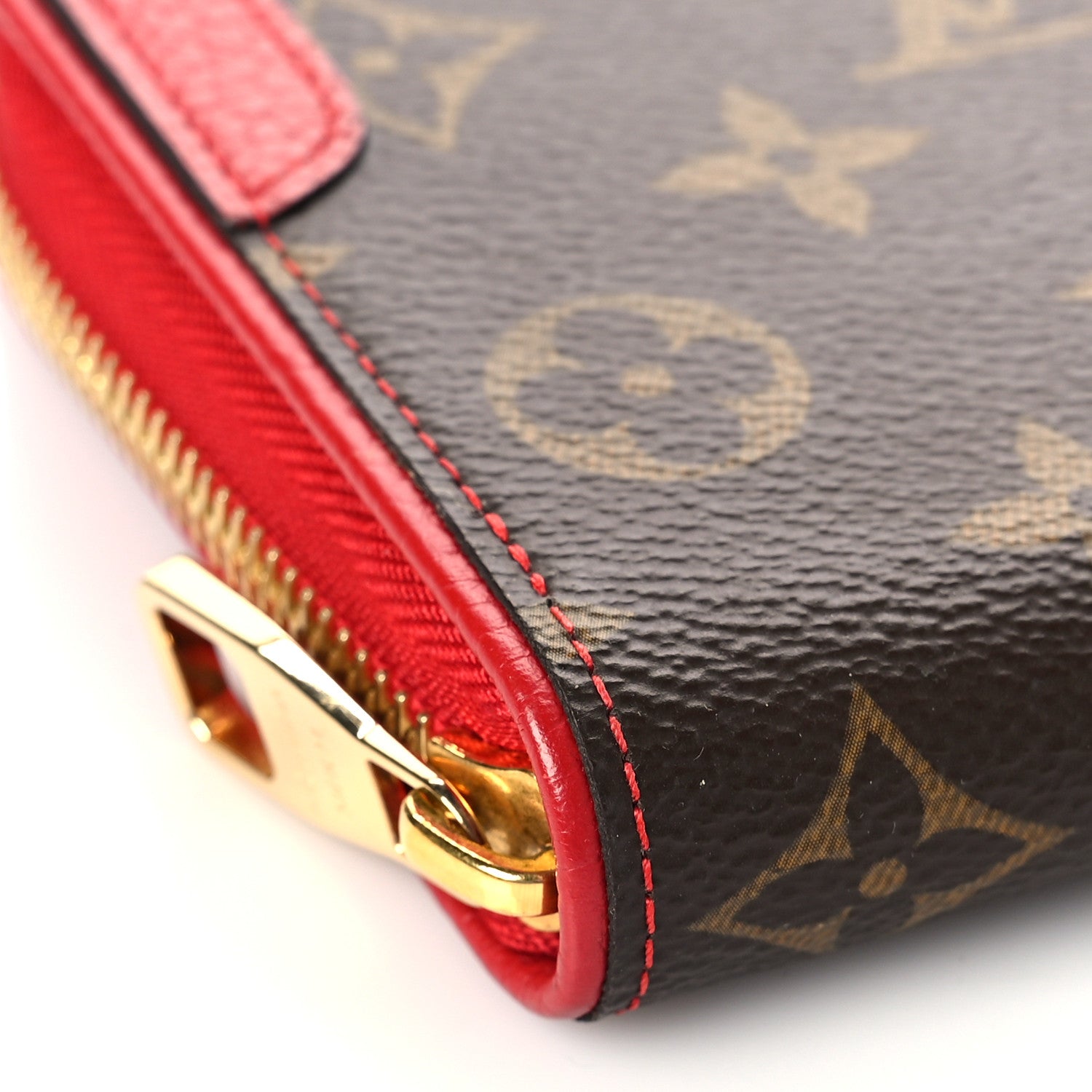 Louis Vuitton Monogram Retiro Zippy Wallet Cherry 7 of 8