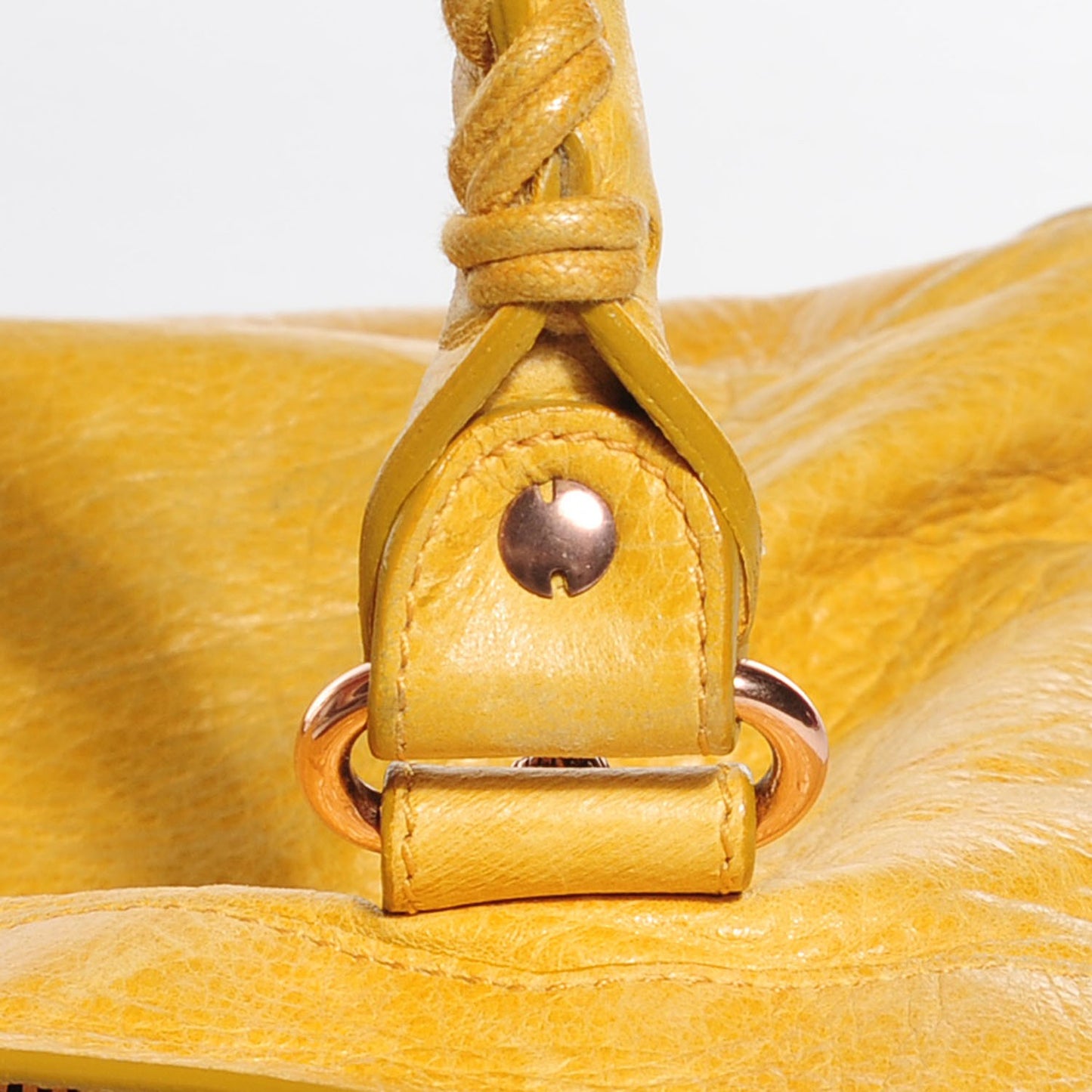 Agneau Giant 12 Rose Gold Hardware Town Moutarde