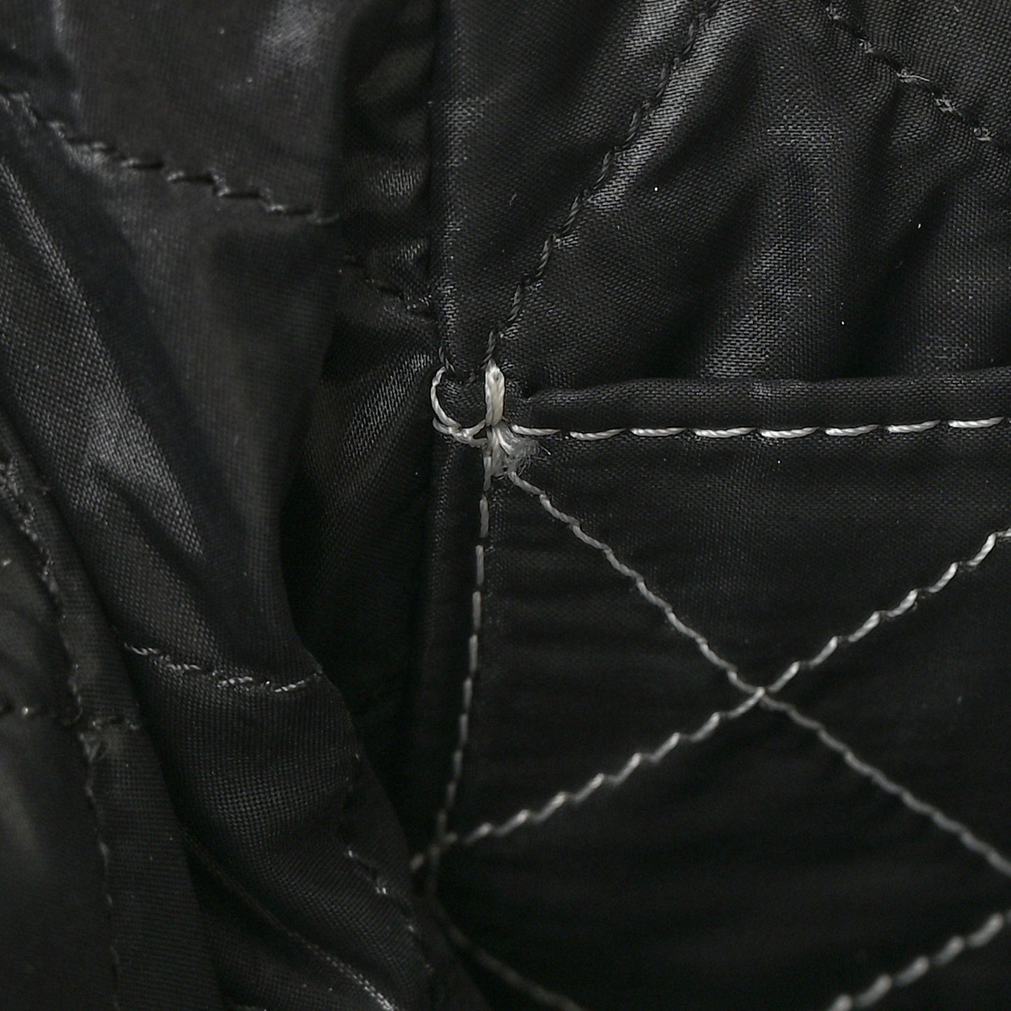 Shearling Sheepskin Tweed Large Coco Neige Tote White Black