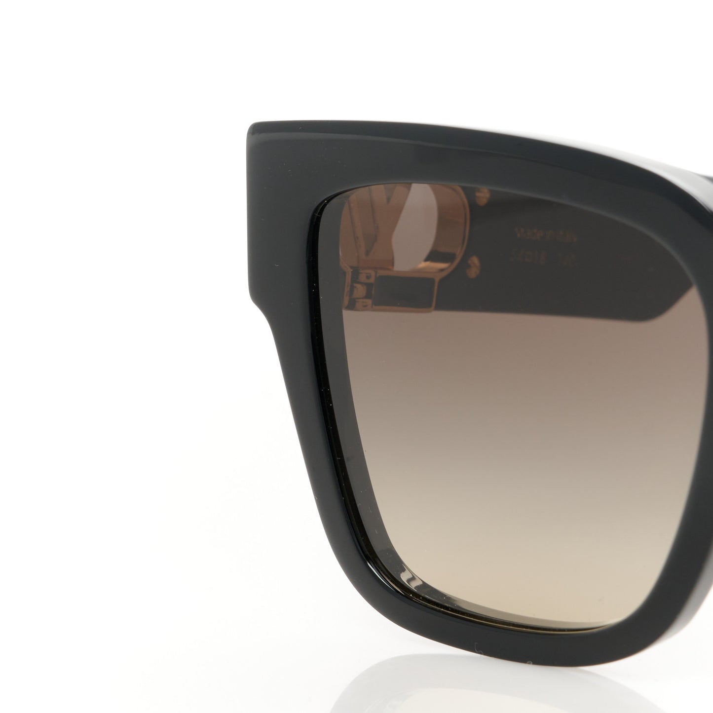 Acetate LV Link PM Square Sunglasses Z1566W Black