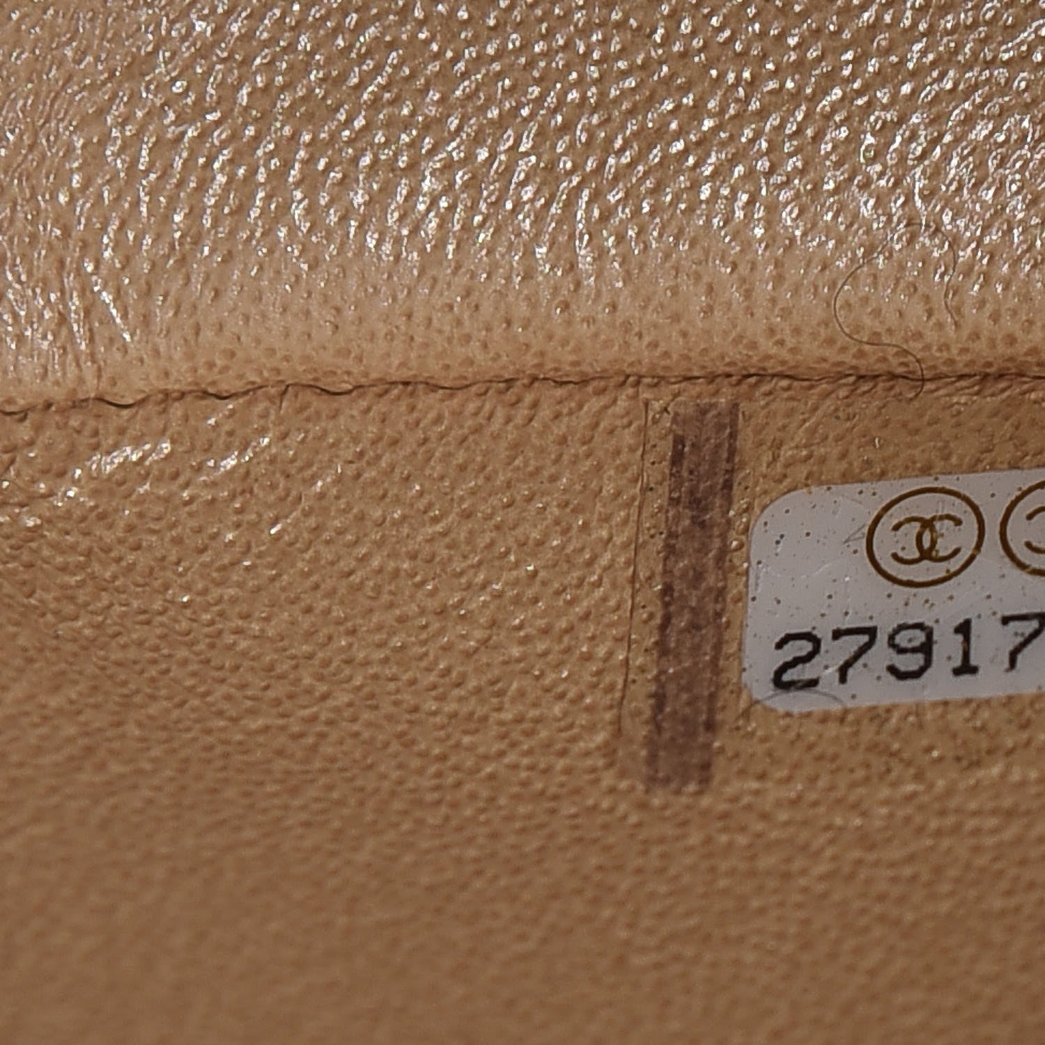 Chanel Iridescent Caviar Quilted Jumbo Double Flap Beige 9 of 26