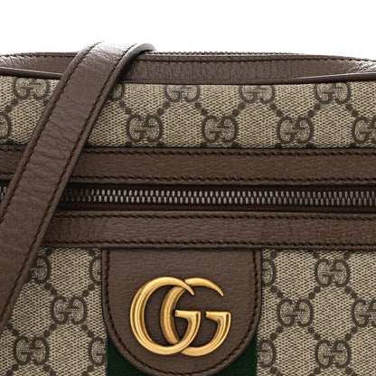 Gucci GG Supreme Monogram Web Small Ophidia Messenger Bag Brown 8 of 11