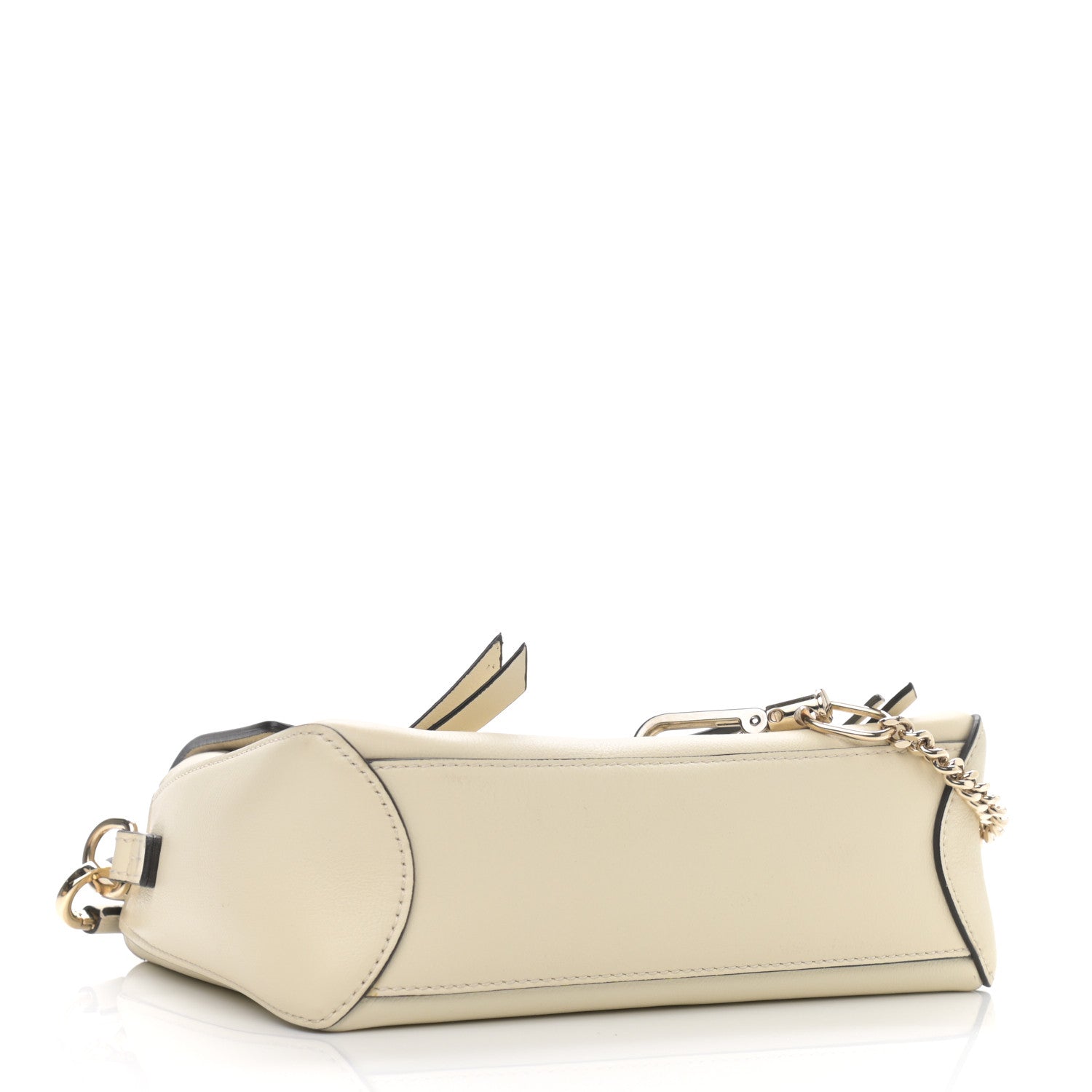 Chloe Calfskin Mini Faye Day Shoulder Bag Off White 4 of 11