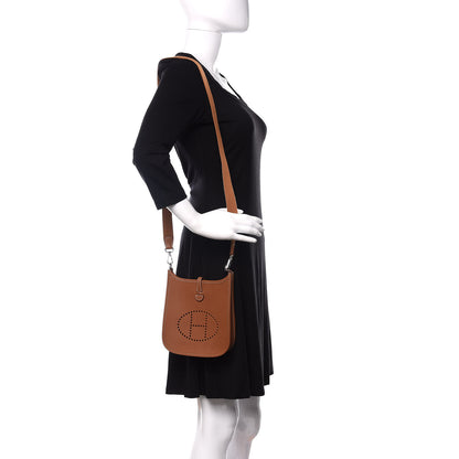 Hermes Taurillon Clemence Evelyne TPM Gold 2 of 10