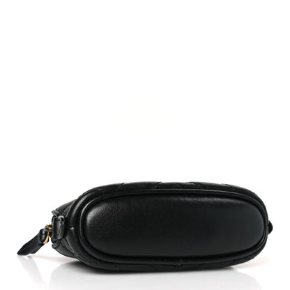 Gucci Calfskin Matelasse GG Marmont Key Pouch Black 4 of 8