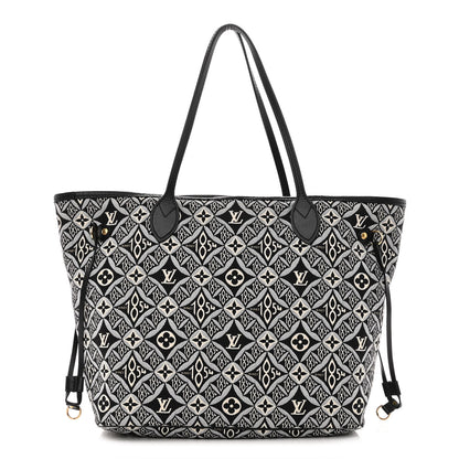 Louis Vuitton Jacquard Since 1854 Neverfull MM Grey 1 of 9