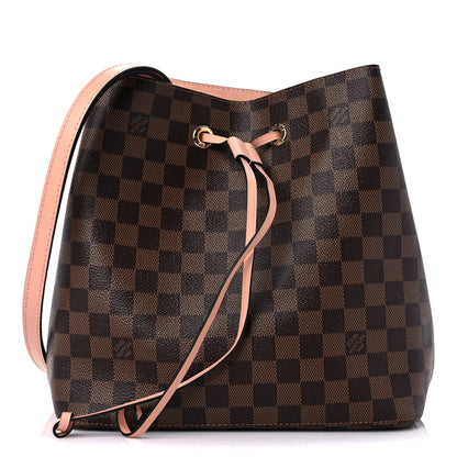 Louis Vuitton Damier Ebene Neonoe MM Venus Pink 1 of 11