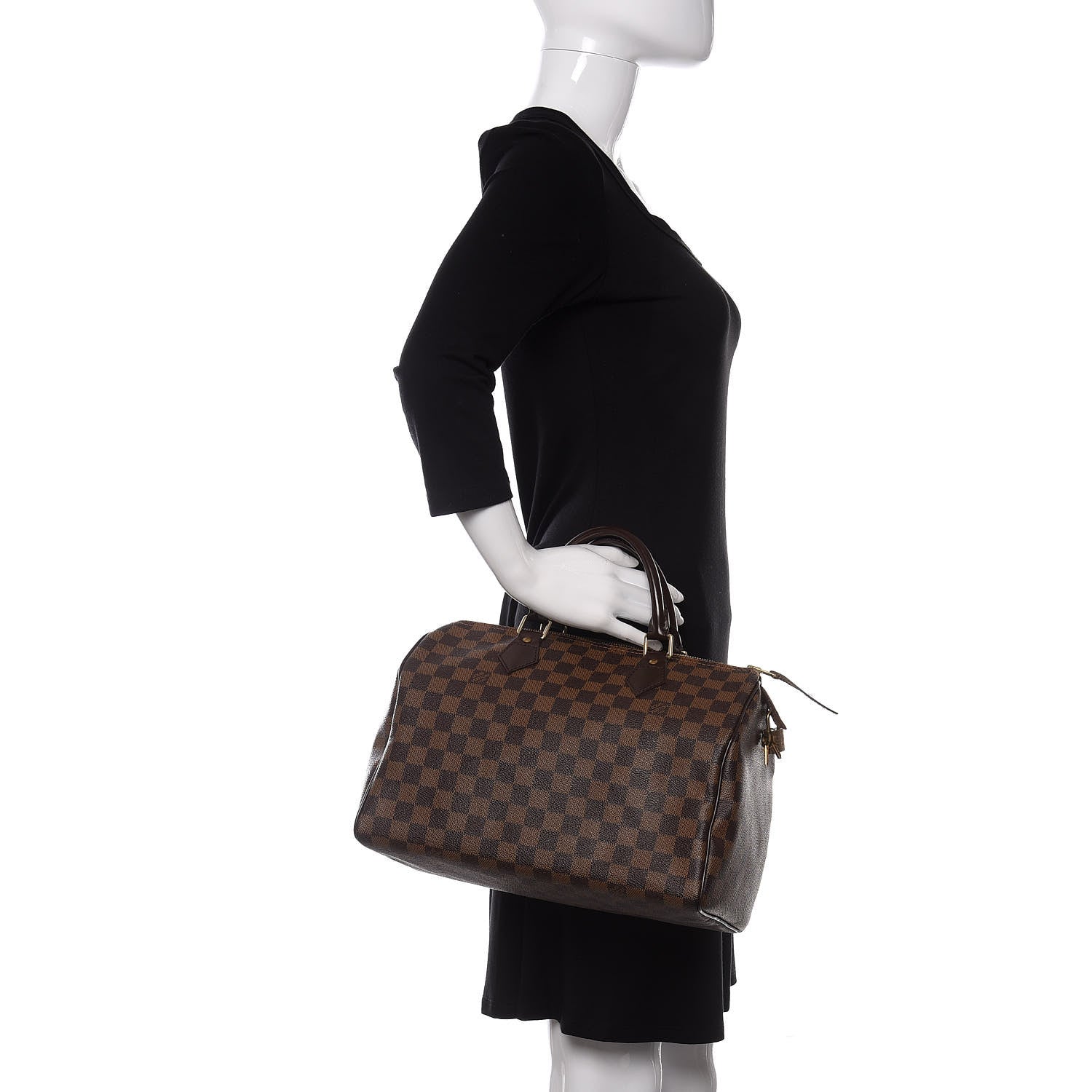 Louis Vuitton Damier Ebene Speedy 30 2 of 10