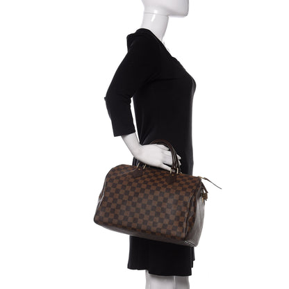 Louis Vuitton Damier Ebene Speedy 30 2 of 10