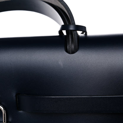 Hermes Toile Vache Hunter Herbag Zip 39 MM Bleu Ocean Bleu Indigo 13 of 15