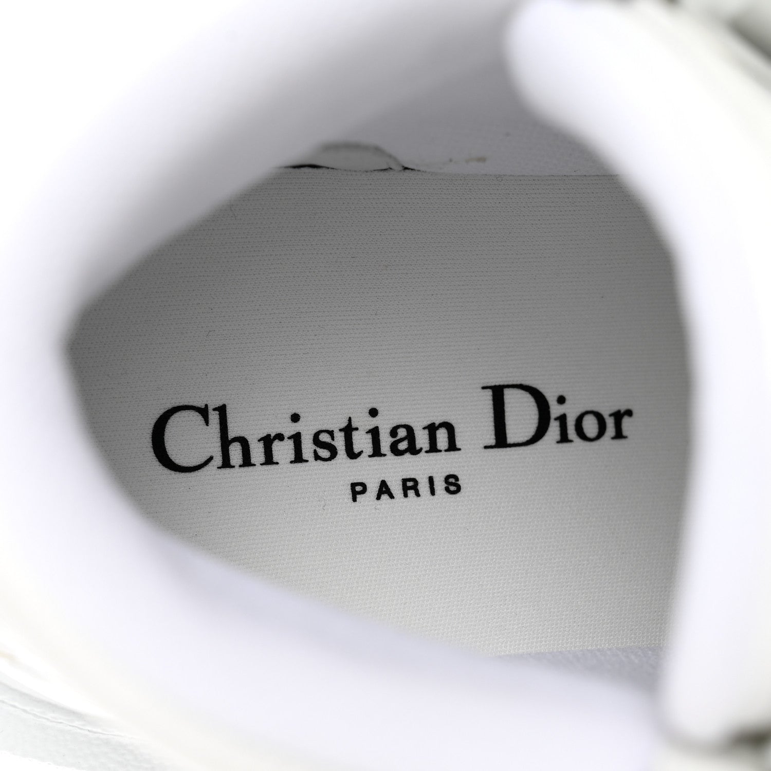 Christian Dior Nylon Fabric Womens D-Player High Top Sneakers 39.5 White Grey 7 of 9