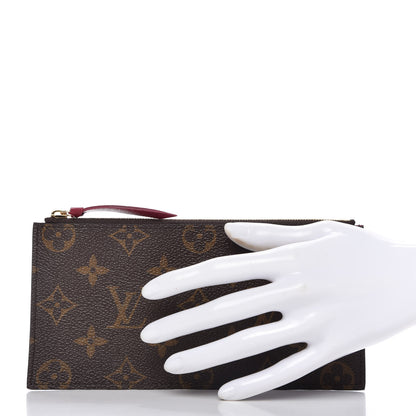 Louis Vuitton Monogram Felicie Chain Wallet Zippered Insert 2 of 8