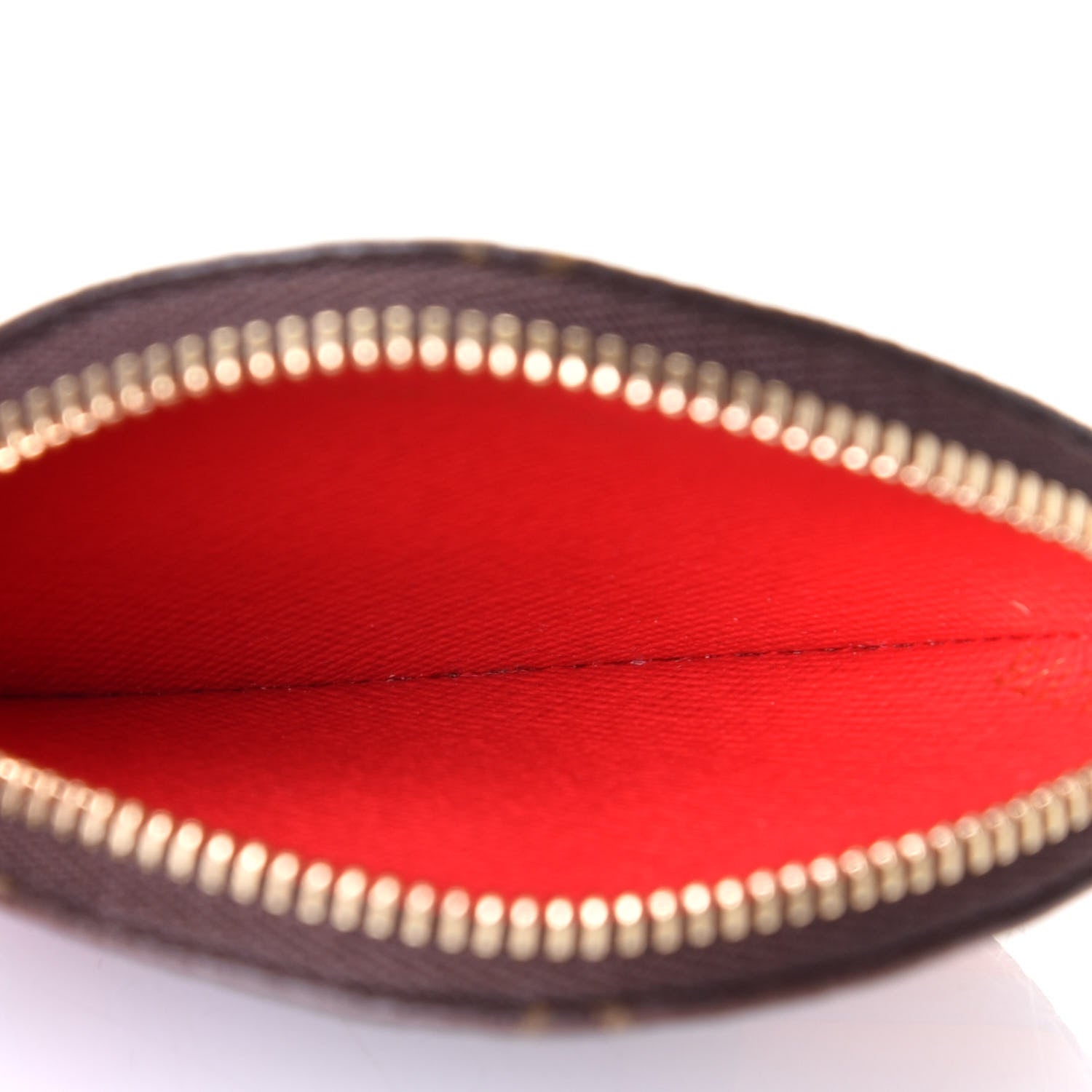 Louis Vuitton Monogram 2016 Christmas Animation Round Coin Purse Rouge 4 of 4