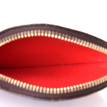 Louis Vuitton Monogram 2016 Christmas Animation Round Coin Purse Rouge 4 of 4