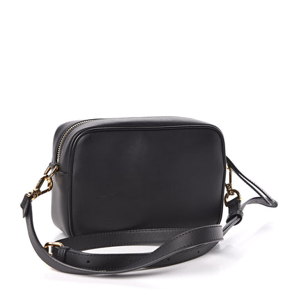 Fendi Vitello Century FF 1974 Embossed Mini Camera Case Black 3 of 11