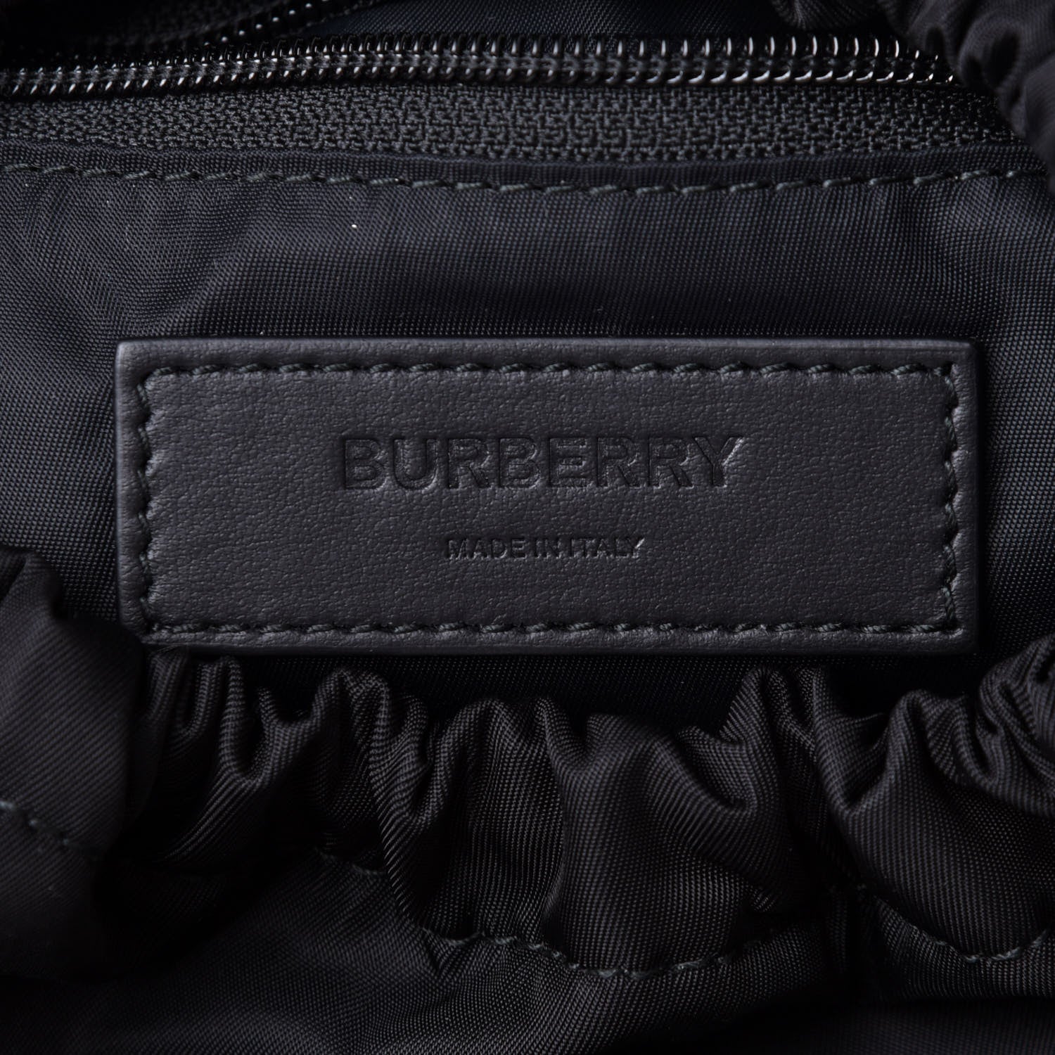 Burberry Nylon Medium Leo Sling Bag Black Yellow Grey 5 of 9