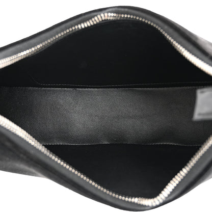 Celine Velvet Strass Triomphe Ava Shoulder Bag Black 5 of 10