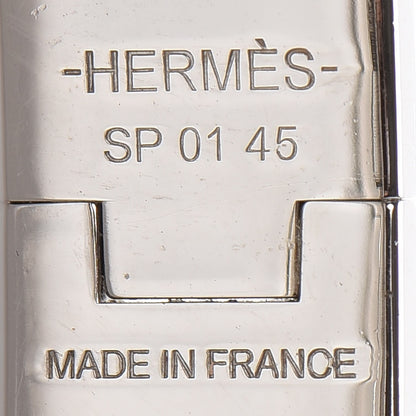 Hermes Lizard Charniere Cuir Narrow Hinged Bracelet M Ombre 4 of 6