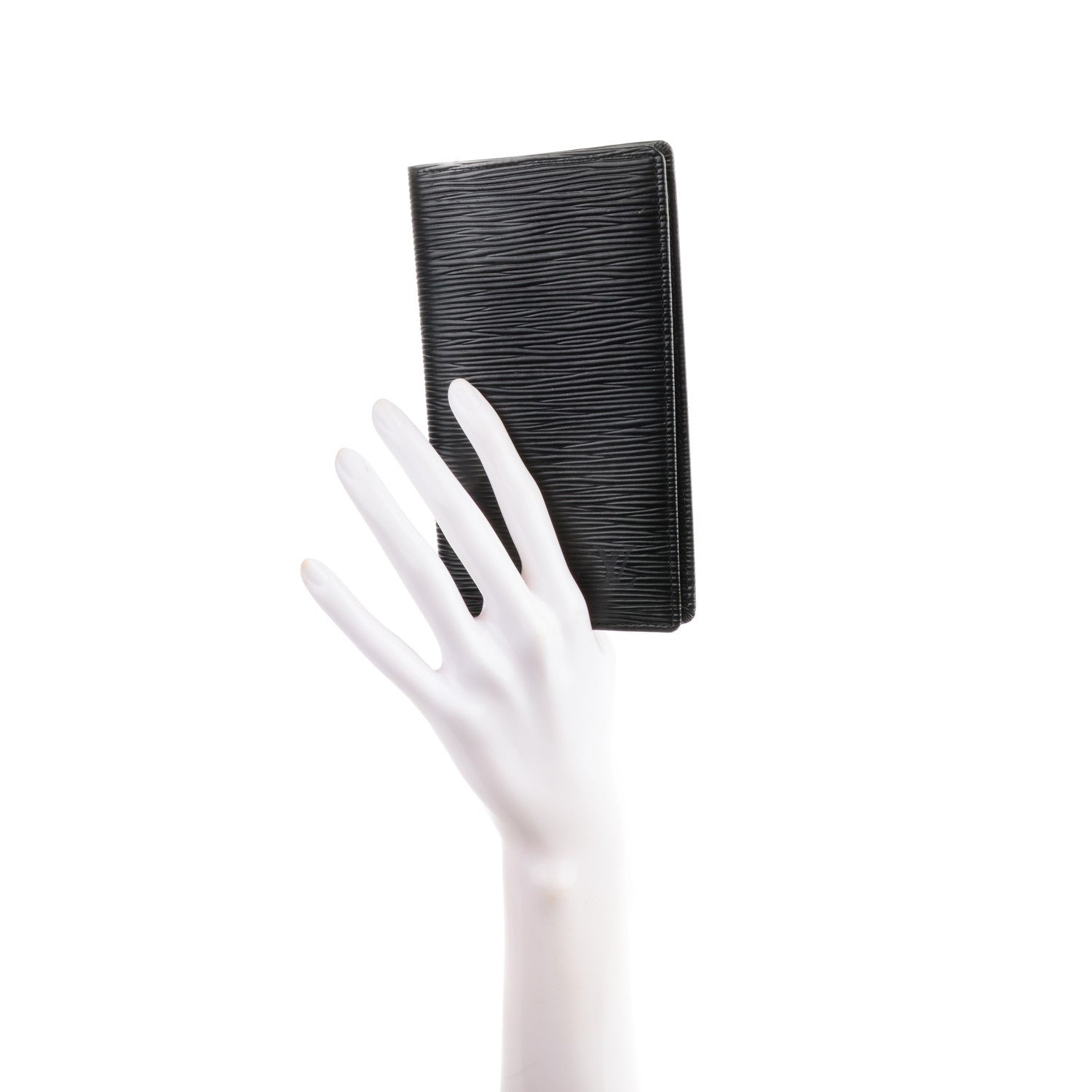 Louis Vuitton Epi Checkbook Cover Black 2 of 7
