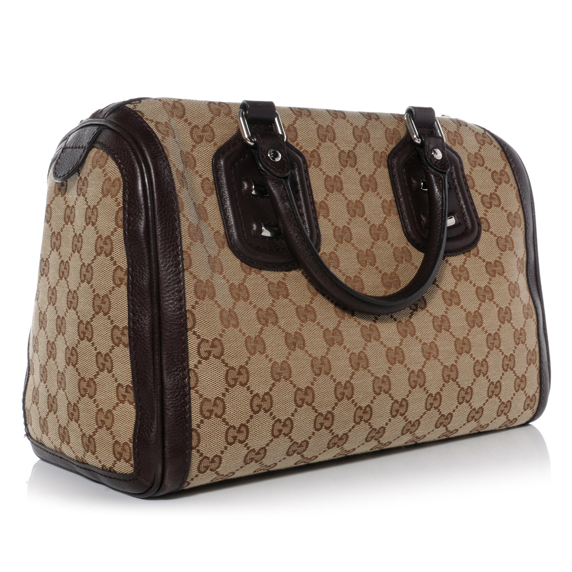 Gucci Monogram Techno Tag Medium Boston Ebony 3 of 9