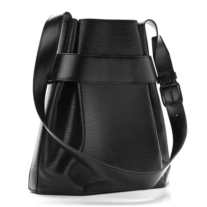 Louis Vuitton Epi Sac D'Epaule Black 3 of 9