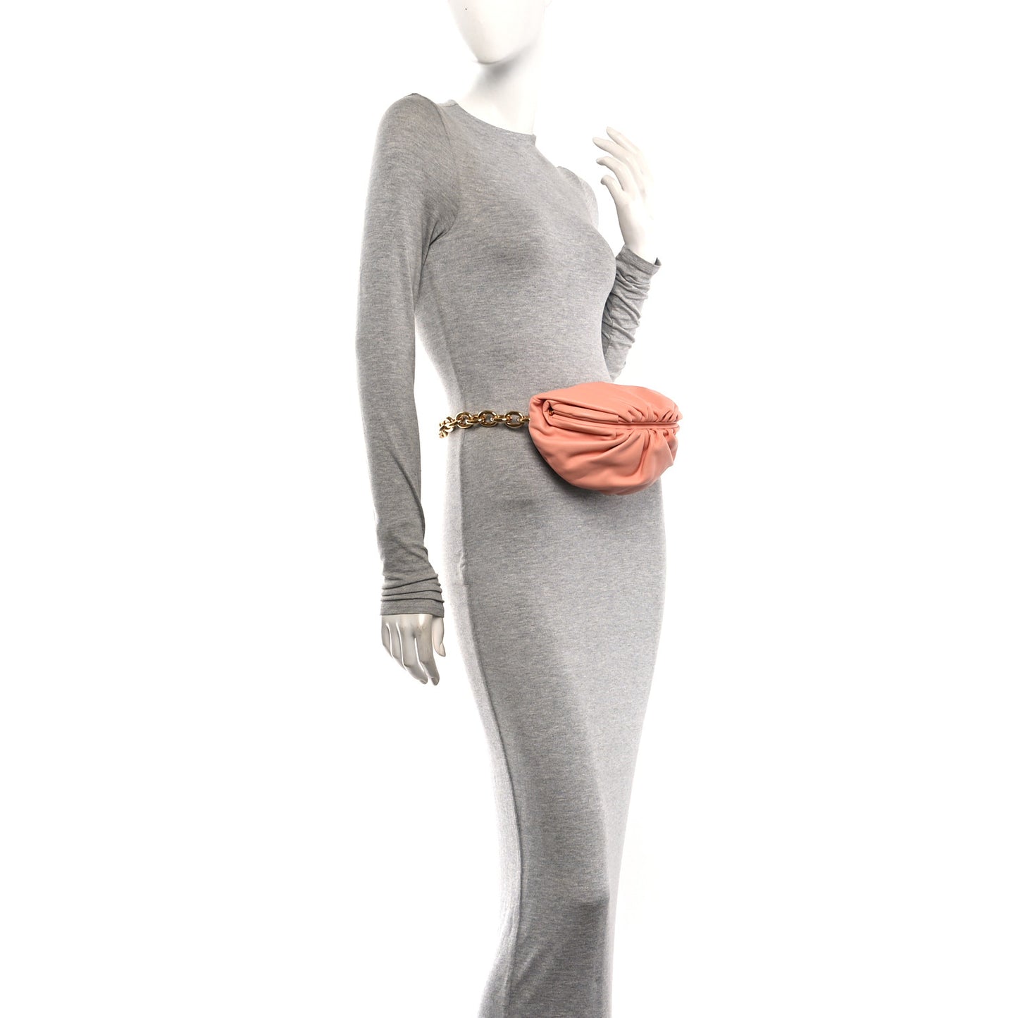Nappa The Belt Chain Pouch Peachy