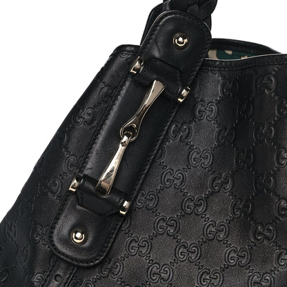 Gucci Guccissima Small Pelham Shoulder Bag Black 11 of 11