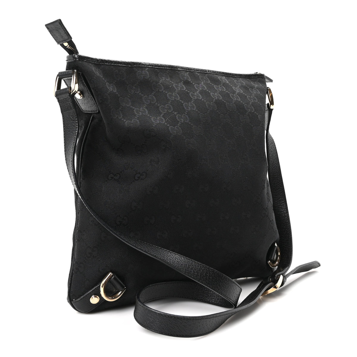 Monogram Abbey Messenger Bag Black