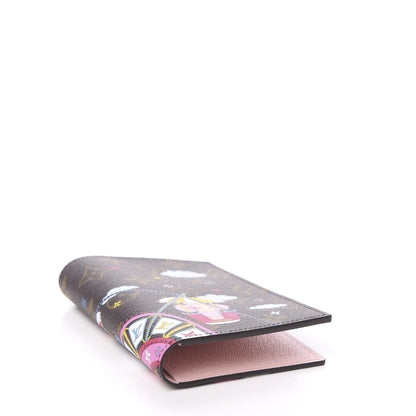 Louis Vuitton Monogram 2020 Christmas Animation Big Wheel Passport Cover Rose Ballerine 3 of 6