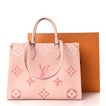 Louis Vuitton Empreinte Monogram Giant Onthego MM Degrade Rose 9 of 9