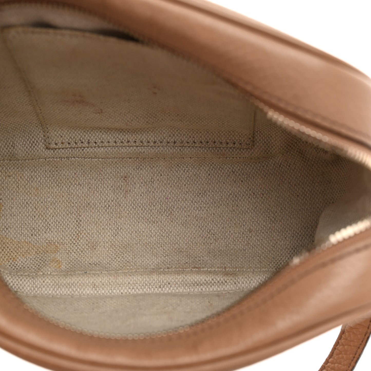 Pebbled Calfskin Small Soho Disco Bag Camelia