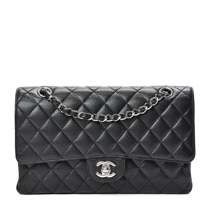 Chanel Caviar Quilted Medium Double Flap Black 1 of 11