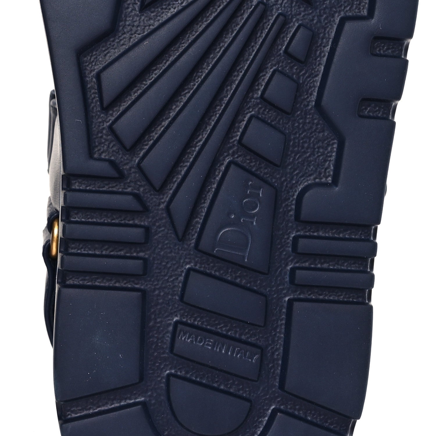 Christian Dior Lambskin Dioract 10mm Sandals 37.5 Blue 7 of 10