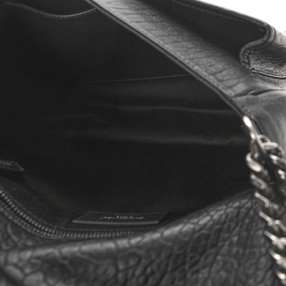 Saint Laurent Grained Lambskin Monogram Medium Niki Chain Satchel Black 5 of 8