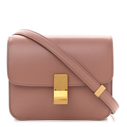 Celine Box Calfskin Teen Classic Box Flap Bag Antique Rose 1 of 10
