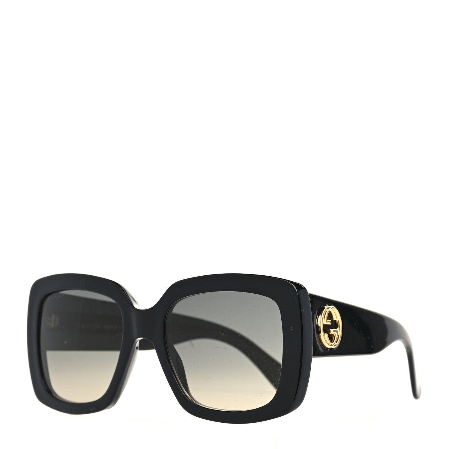 Gucci Acetate Square Frame Sunglasses GG0141SN Black 1 of 7